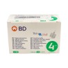BD Agujas para Plumas de Insulina 32G 0,23x4mm - 100 Unidades